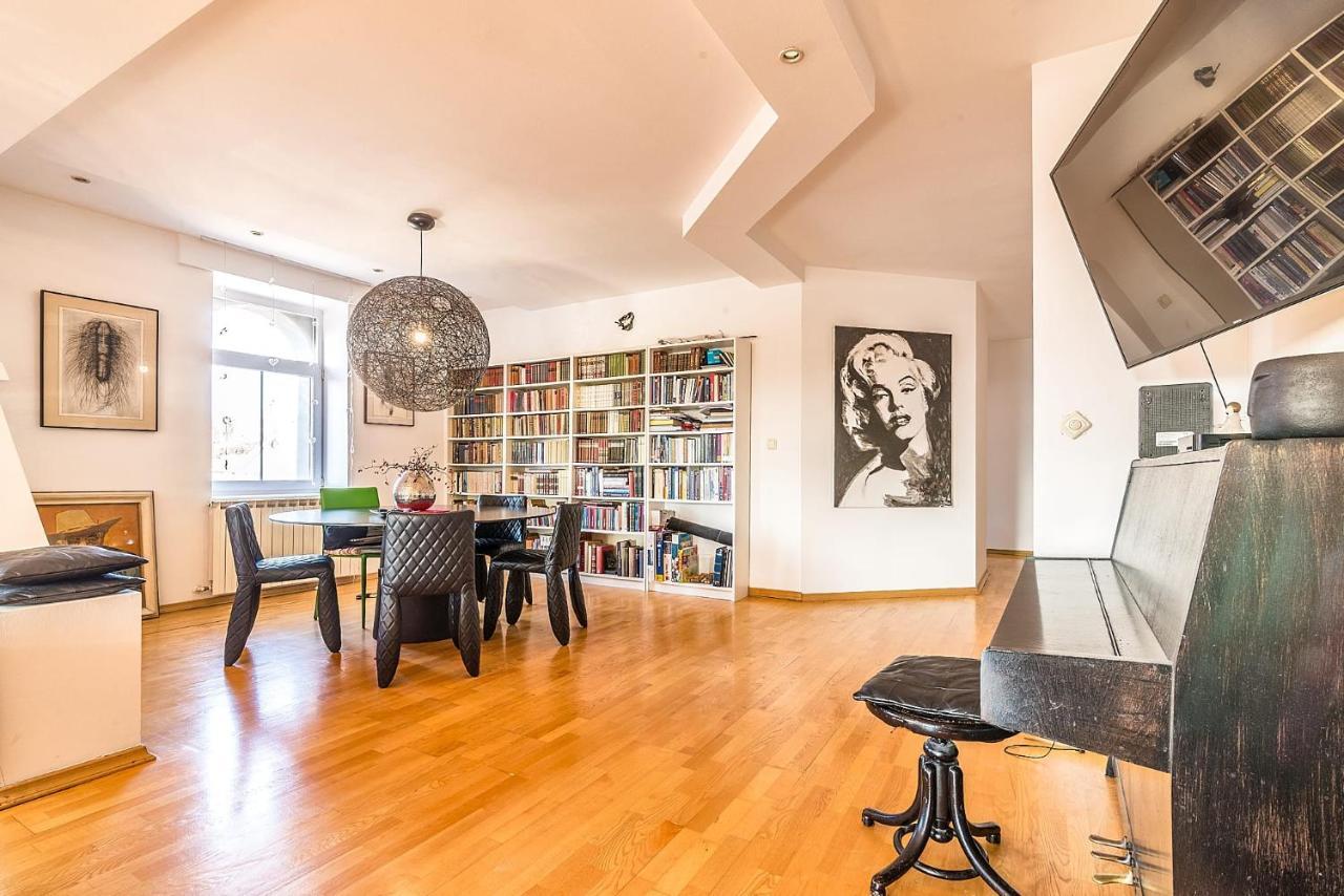 Modern City-Centre Penthouse With Spectacular Views / 135Sqm ザグレブ エクステリア 写真